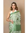 PRINT ON PURE TUSSAR SILK SAREE
