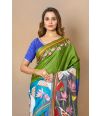 HANSRAJ KANTHA WORK ON PURE TUSSAR SILK SAREE