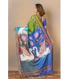 HANSRAJ KANTHA WORK ON PURE TUSSAR SILK SAREE