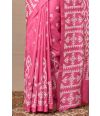Rajwadi Resham pure silk saree with Gujarati work