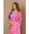 Rajwadi Resham pure silk saree with Gujarati work