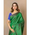 SOLID DUAL GREEN SHADE PURE SILK SAREE