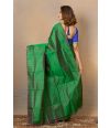 SOLID DUAL GREEN SHADE PURE SILK SAREE