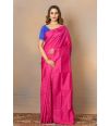 SOLID DUAL SHADE WITH SUBTLE SELF WORK PURE SILK SAREE