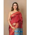 KALAKSHETRA- PURE HANDWOVEN SILK SAREE