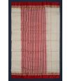 4 INCHES RED BORDER, BODY PLAIN TRADITIONAL SILK GARAD SAREE