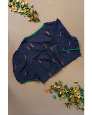 COTTON PRINTED ALTERABLE BLOUSE