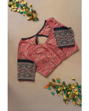 COTTON DUAL HUE ALTERABLE BLOUSE