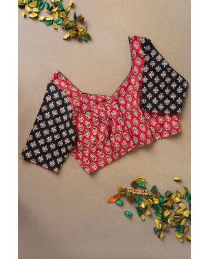 DOUBLE SHADED COTTON ALTERABLE BLOUSE