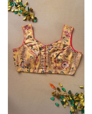 KALAMKARI MODAL SILK ALTERABLE BLOUSE