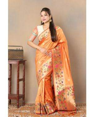 PAITHANI SUN GLOW SILK SAREE