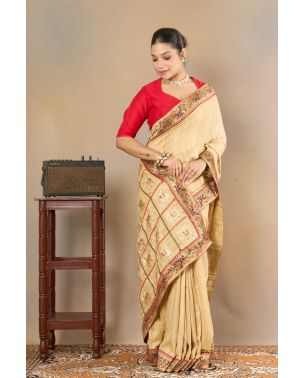 KALAKRITI- PURE TUSSAR SILK DRAPE