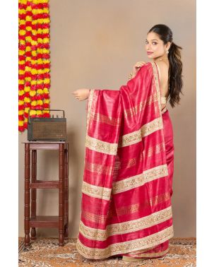 Pure Ghichha Tussar Glow