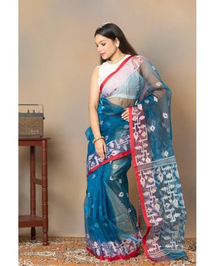 MIDNIGHT BLUE - DHAKAI MUSLIN DRAPE