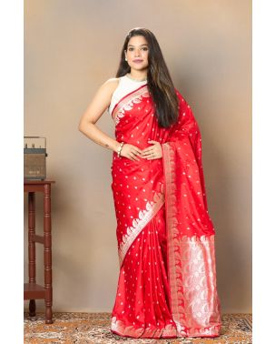 TRADITIONAL ZARI WORK KATAN BANARASI DRAPE