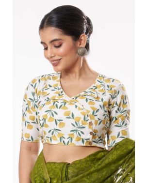 OVERLAPPING PATTERN ON ELEGANT FLORAL PRINT (CHAIN ON THE SIDE)