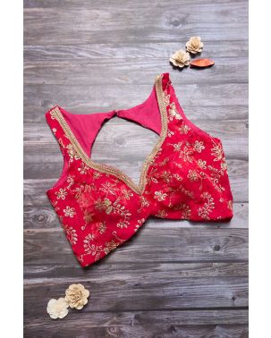 Magenta Glow sleeveless alterable blouse