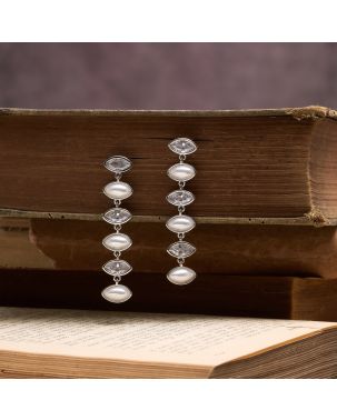 Ruhaani Stone & Pearl Hangings