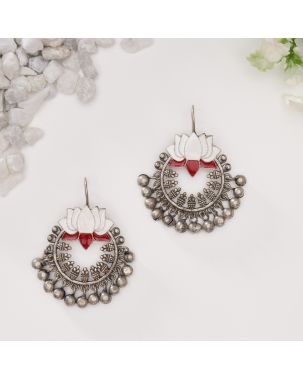 WHITE & RED LOTUS CHANDBALI